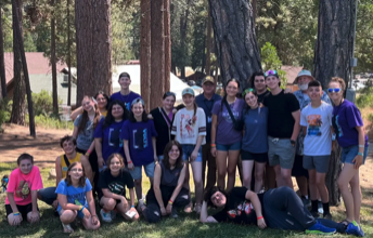 Youth camp group picture